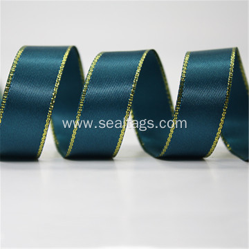 Single Face Slited Edge Polyester Satin Ribbon